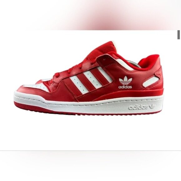 Adidas Men\'s Forum Low CL Scarlet Red White Shoes HQ1495 Size 11 main image 4